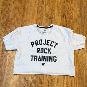 Project Rock Training White T-Shirt